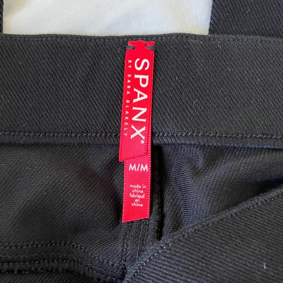 SPANX Black Colored Jegging Style Ankle Leggings SIZE M  #20018R - Picture 7 of 9